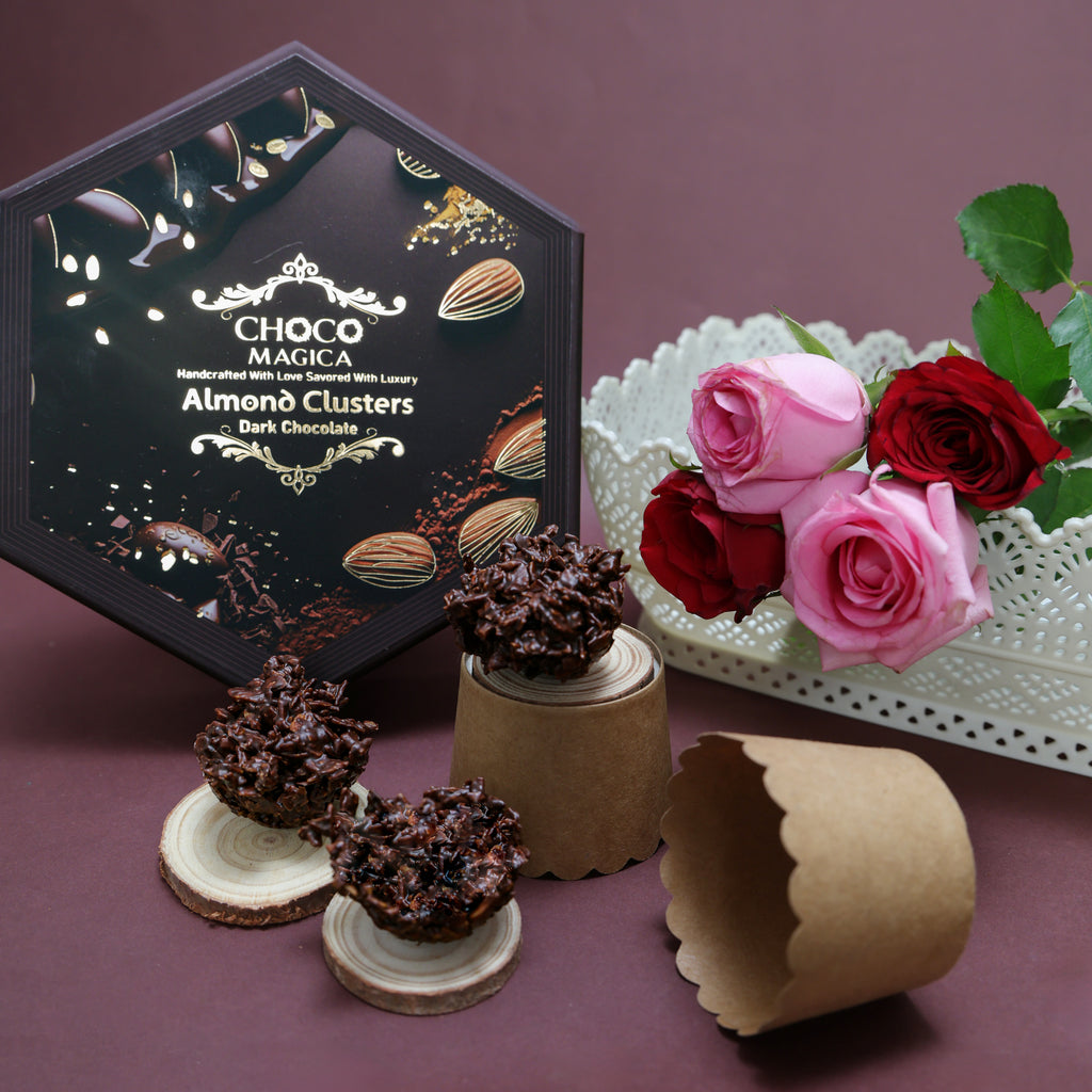 Dark Chocolate Almond Clusters