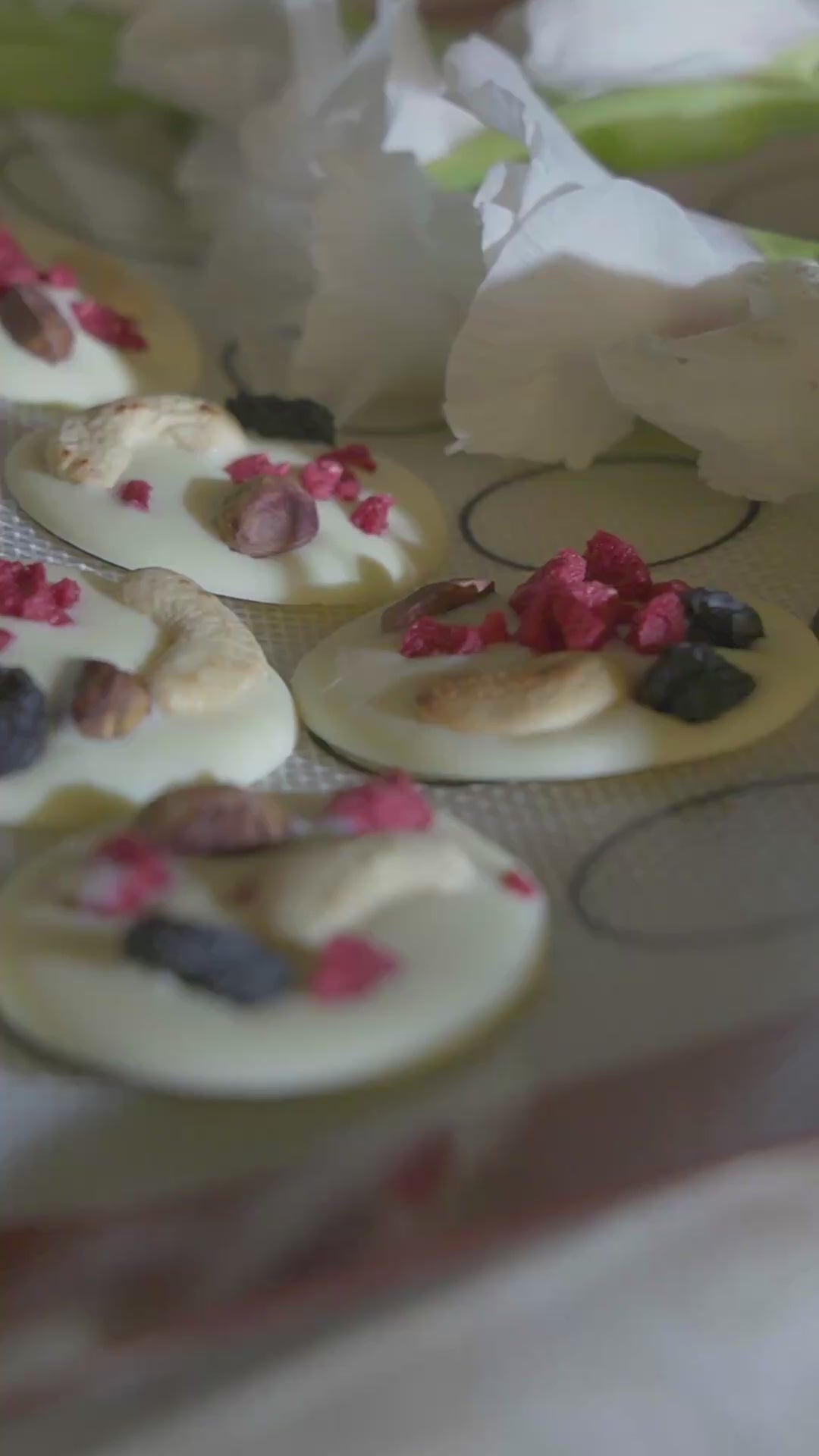 White Chocolate Mendiants